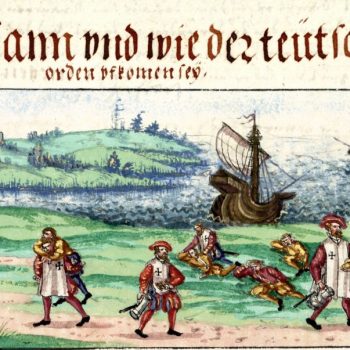 „Как е възникнал Тевтонският орден“, „Хроника на Фриз“ (1546)