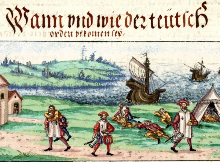 „Как е възникнал Тевтонският орден“, „Хроника на Фриз“ (1546)